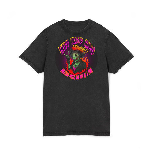 Hott Headed Radio (Station-HHR Logo Acid Washed Tee)