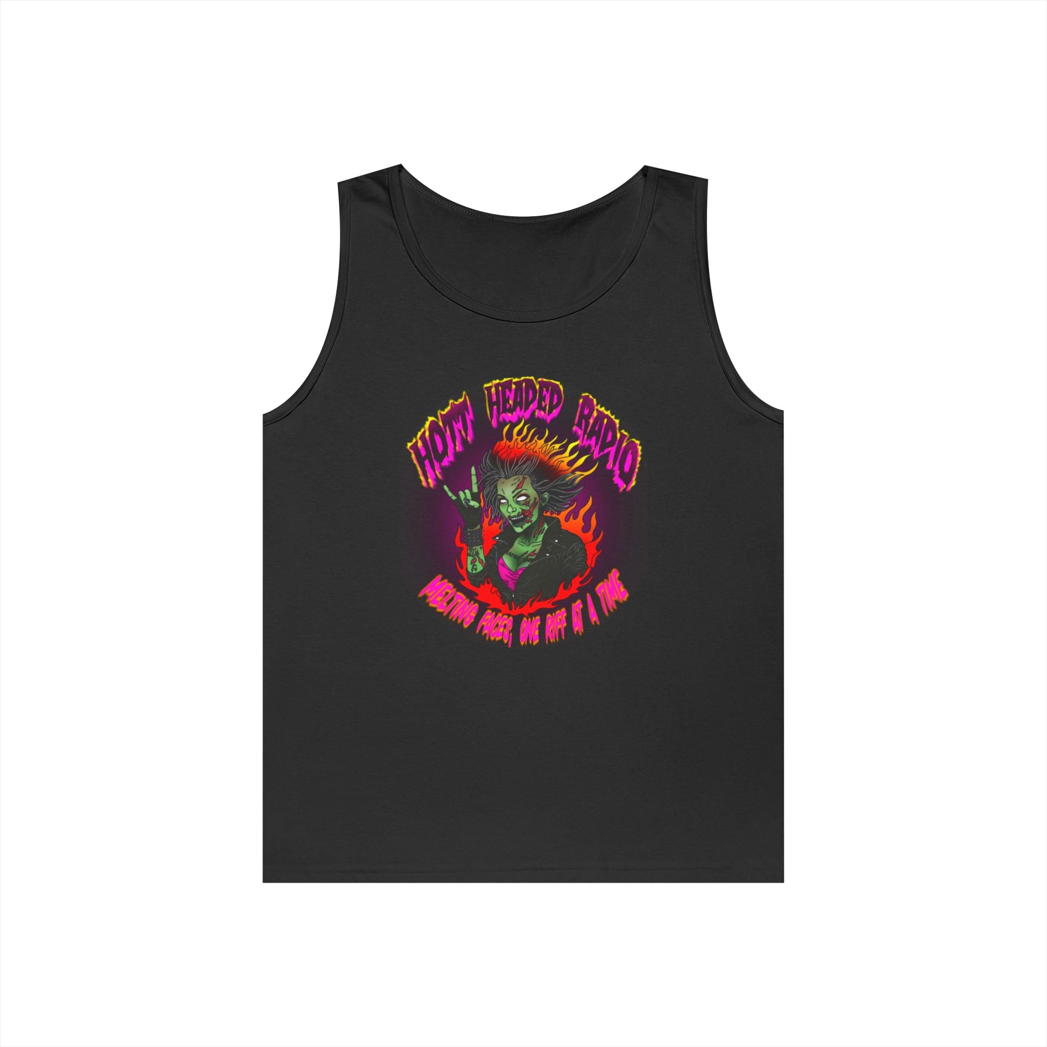 Hott Headed Radio Station Logo -(Zombie Girl/Heavy Tank)