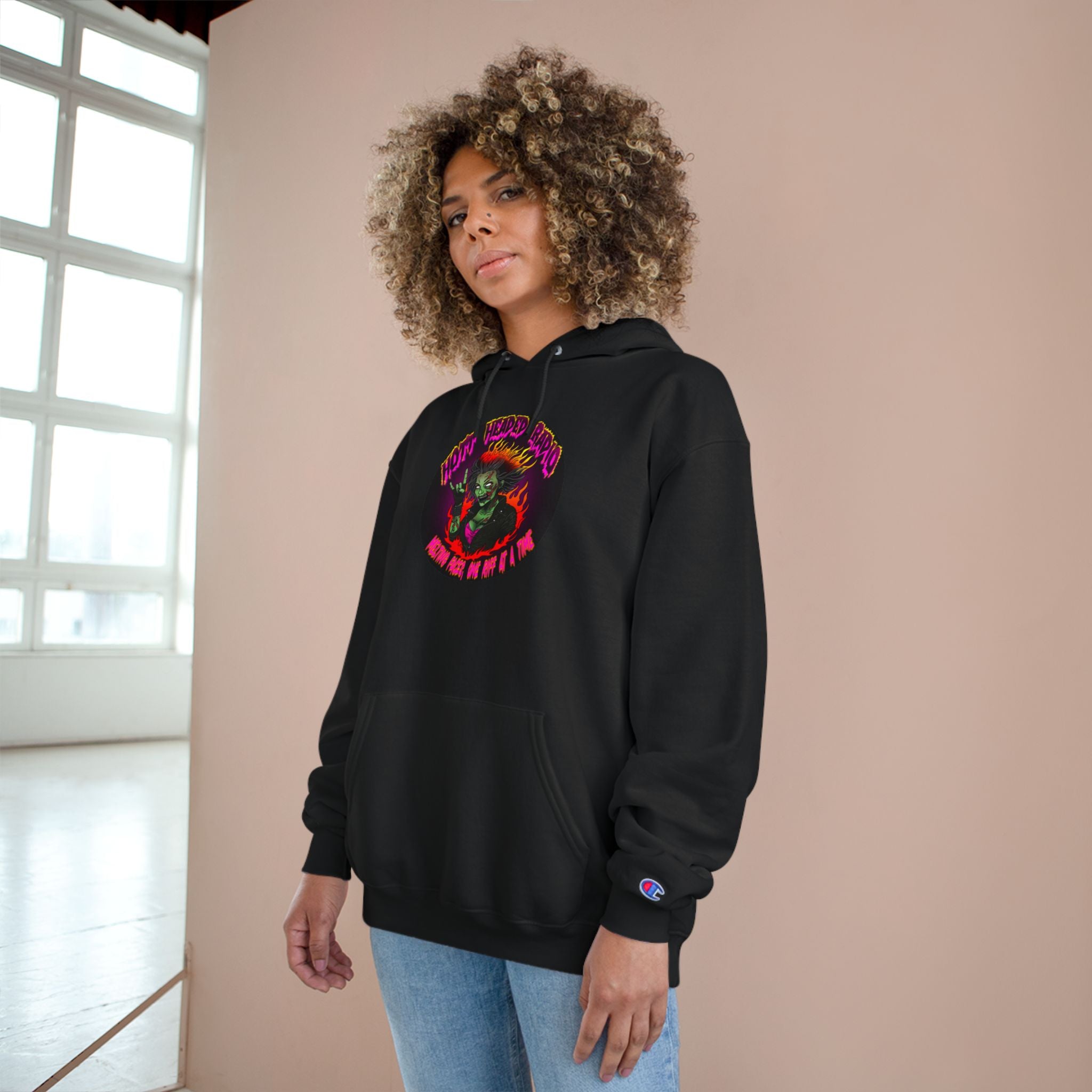 Hott Headed Radio/Royce Music Group (Station HHR Logo-Champion Hoodie)
