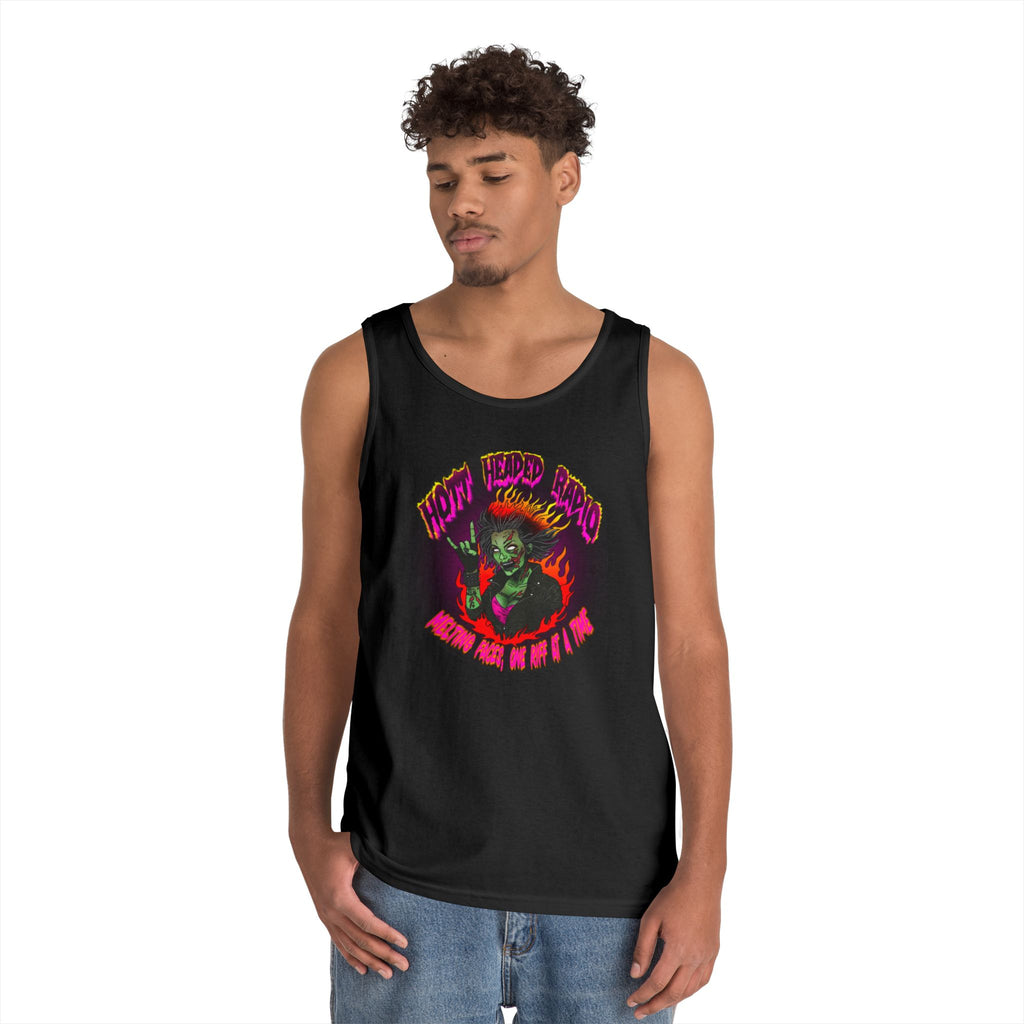 Hott Headed Radio Station Logo -(Zombie Girl/Heavy Tank)
